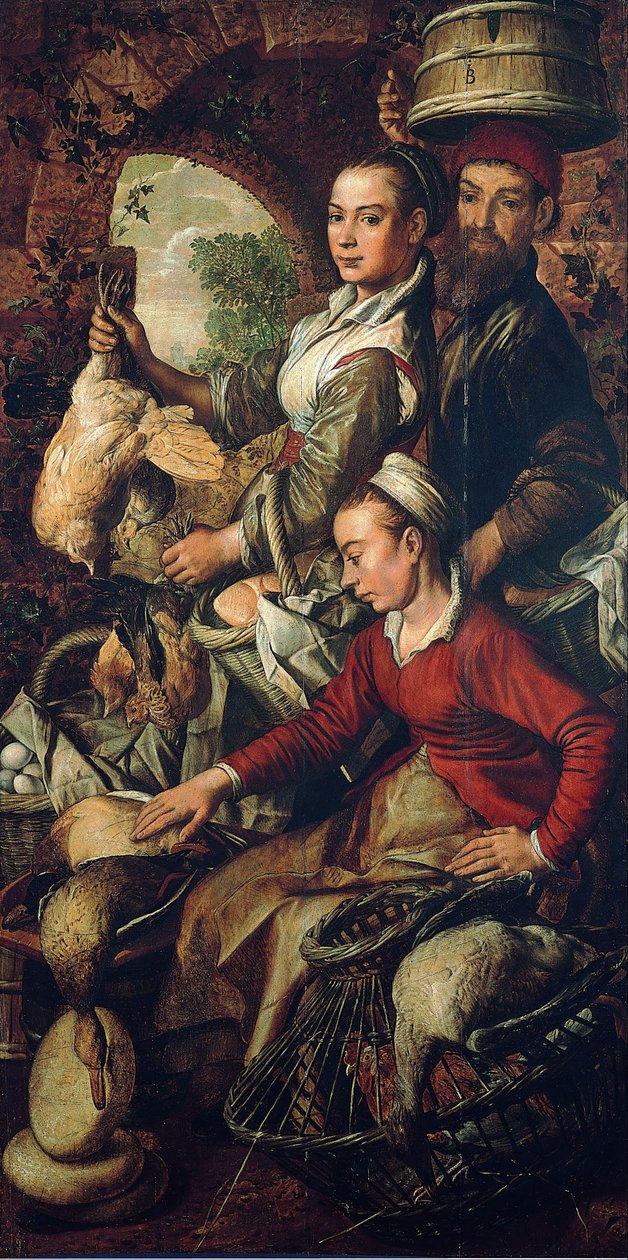 Markedsscene, ca. 1565 av Joachim Beuckelaer