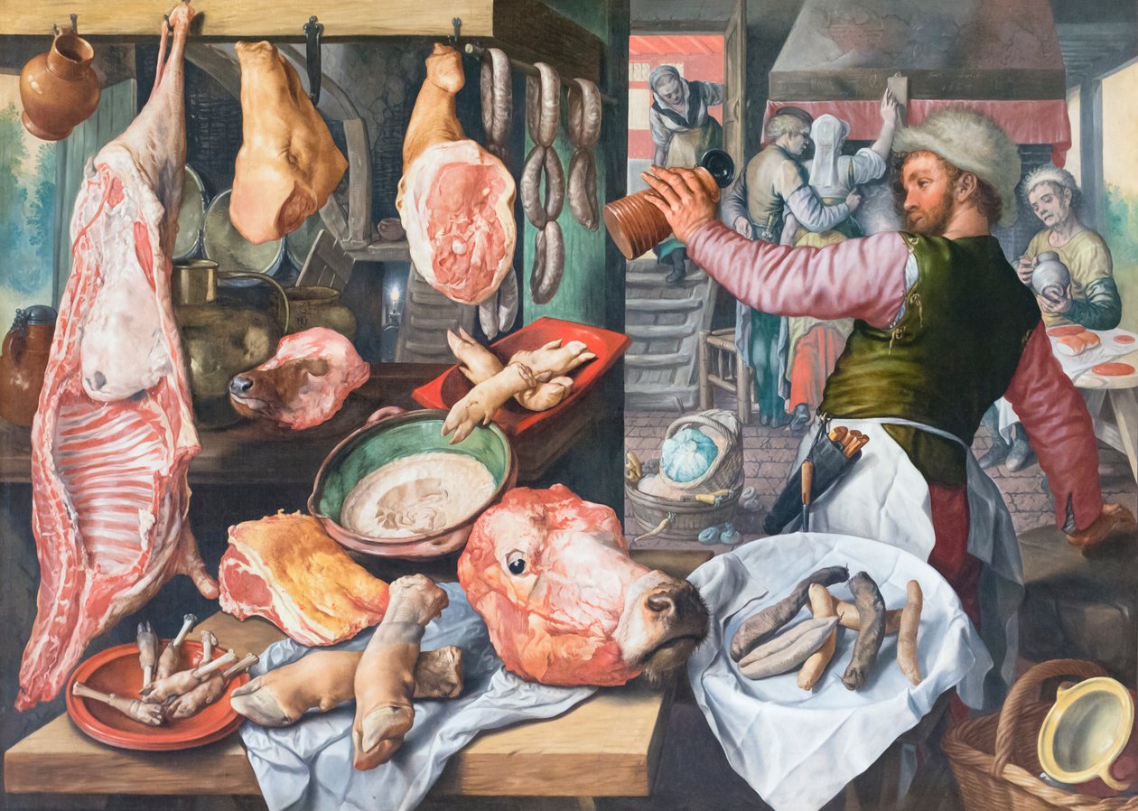 Slakterbutikk av Joachim Beuckelaer