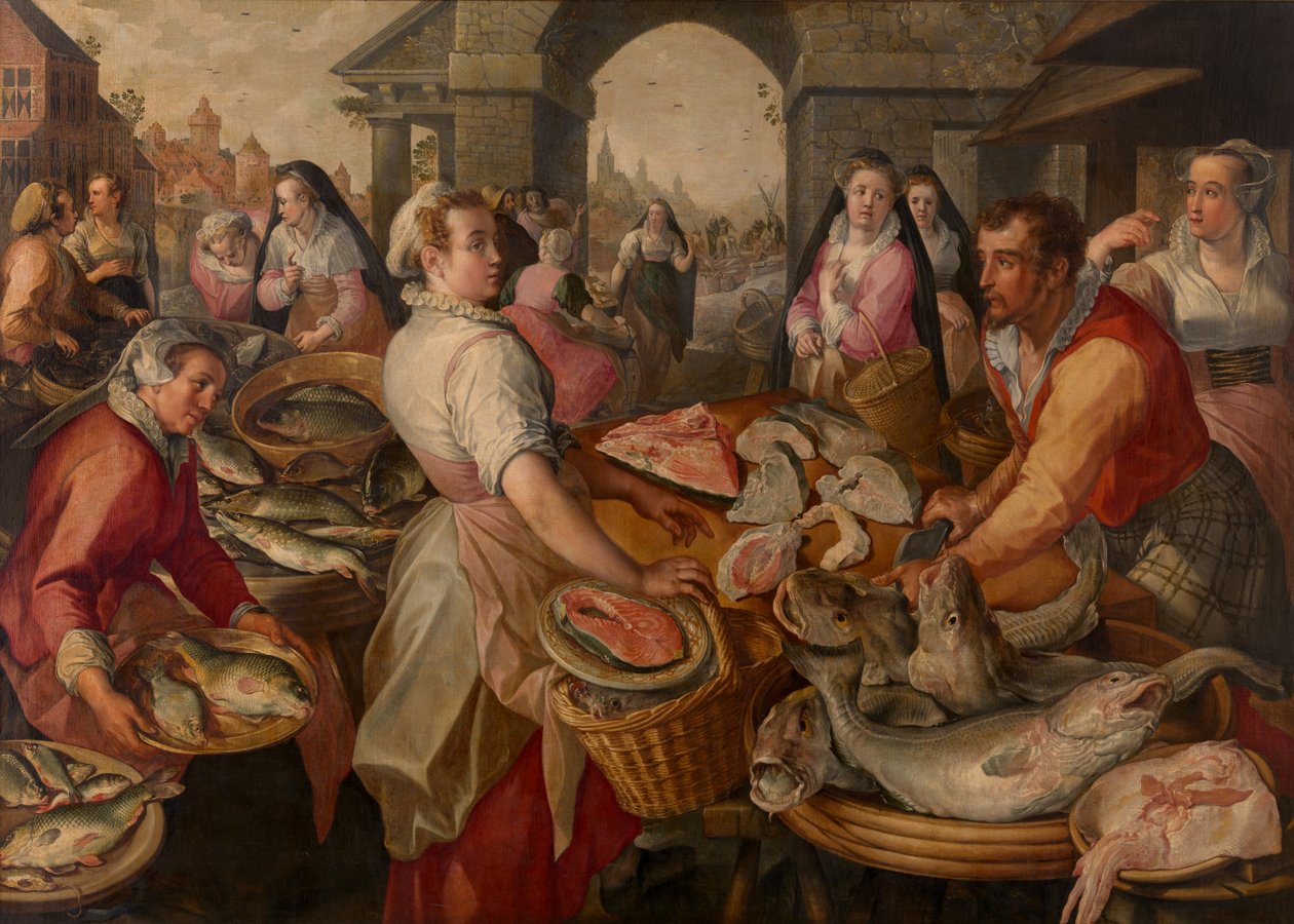  av Joachim Beuckelaer or Bueckelaer