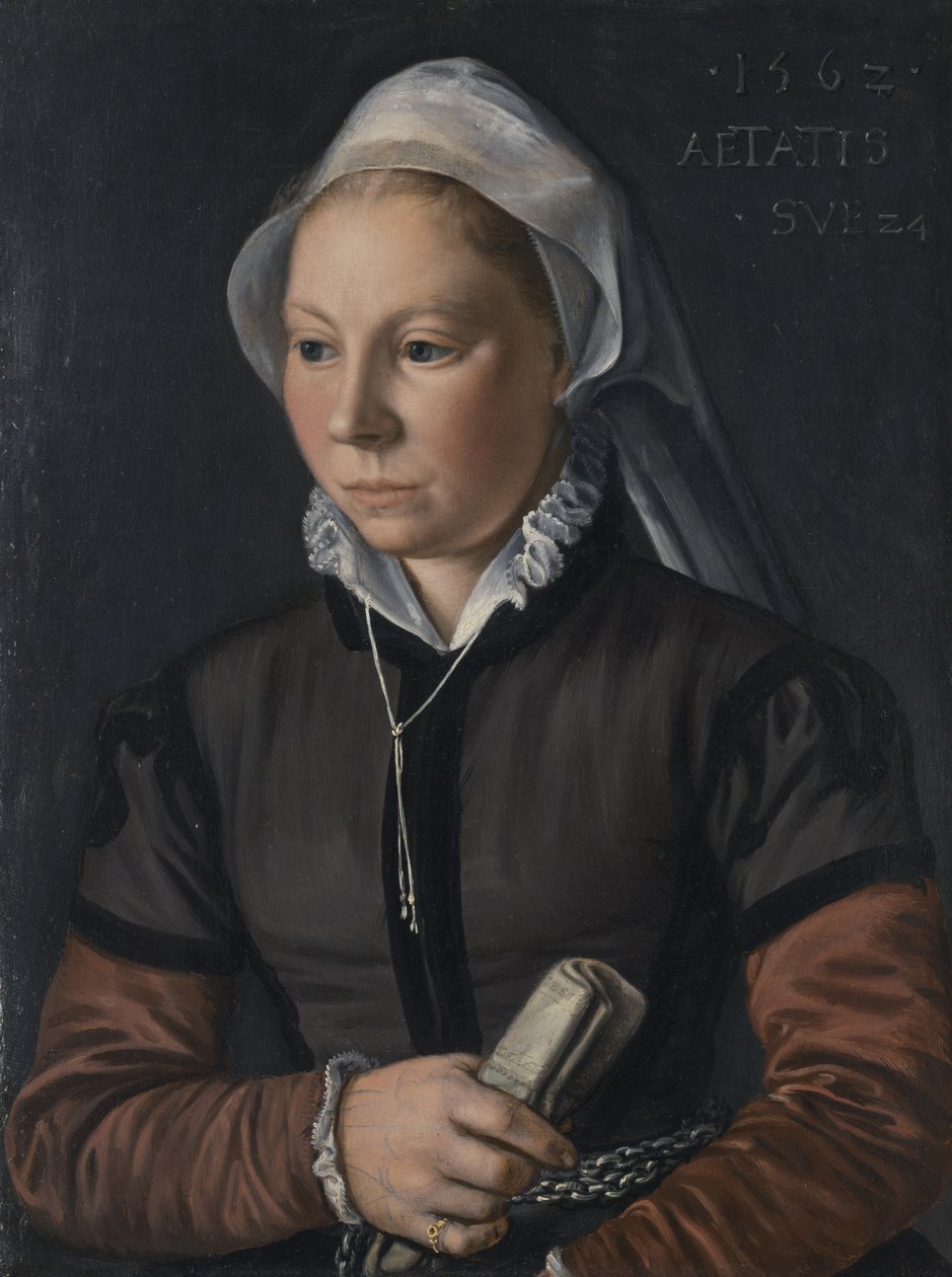 Portrett av en ung kvinne, 1562 av Joachim Beuckelaer