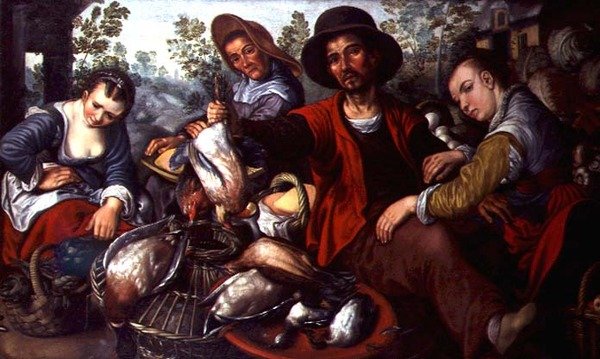 The Game Stall (olje på lerret) av Joachim Beuckelaer