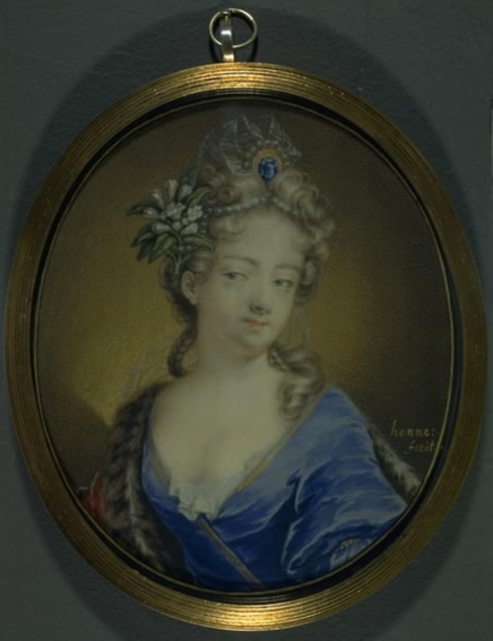 Portrett av grevinne Märta Creutz, født Banér av Joachim Henne