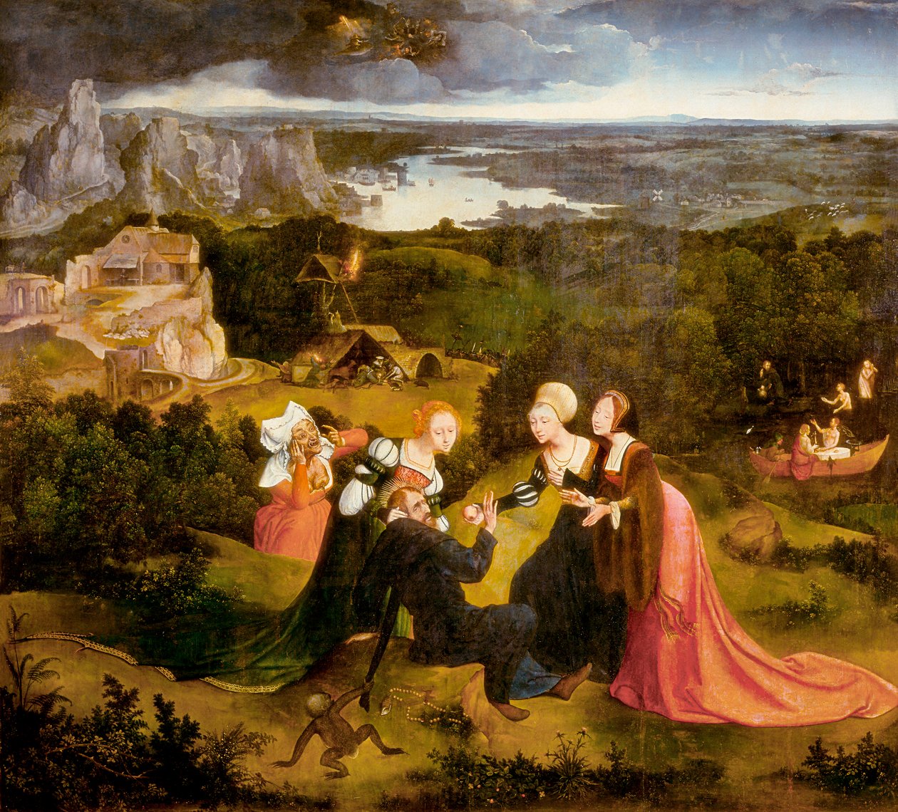 Sankt Anthonys fristelser av Joachim Patenier
