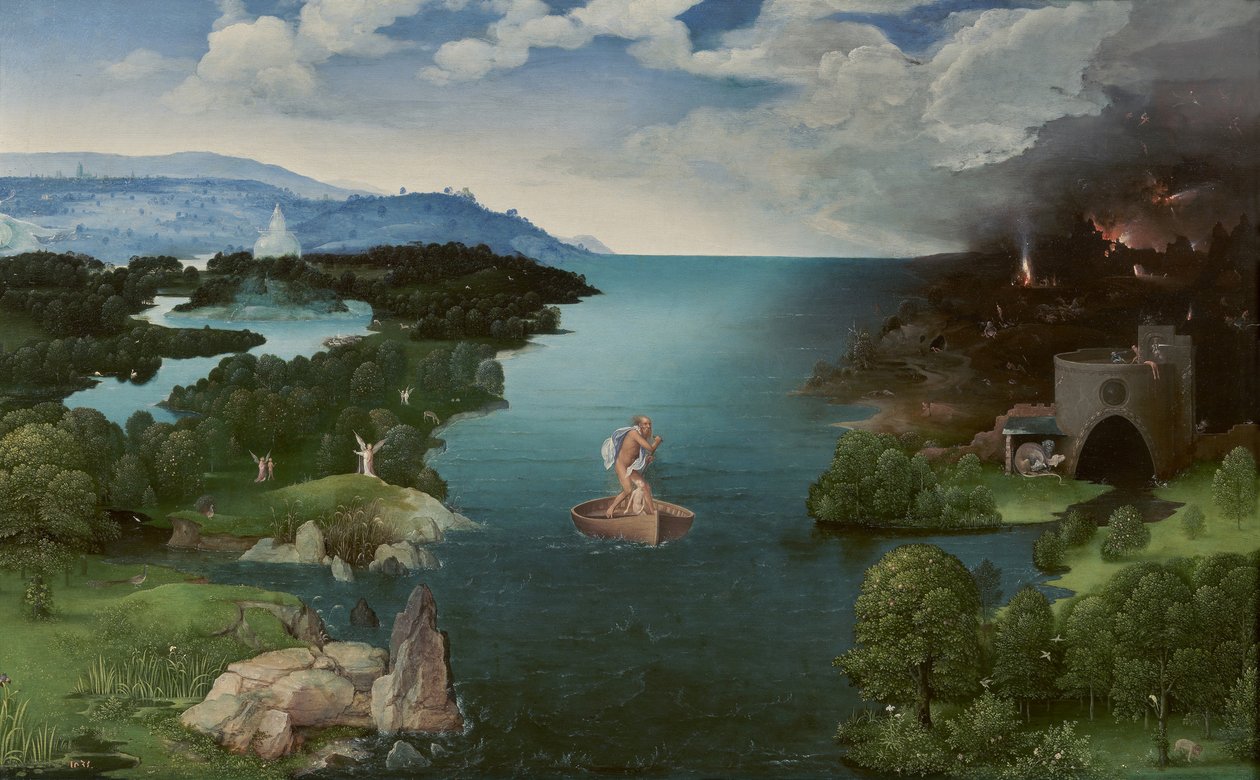 Charon krysser Styx av Joachim Patinir