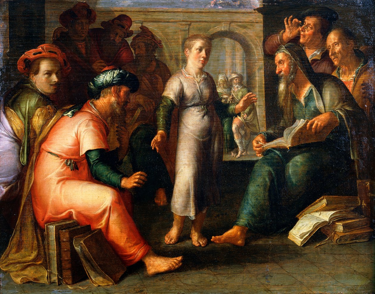 Kristus blant legene av Joachim Wtewael or Utewael