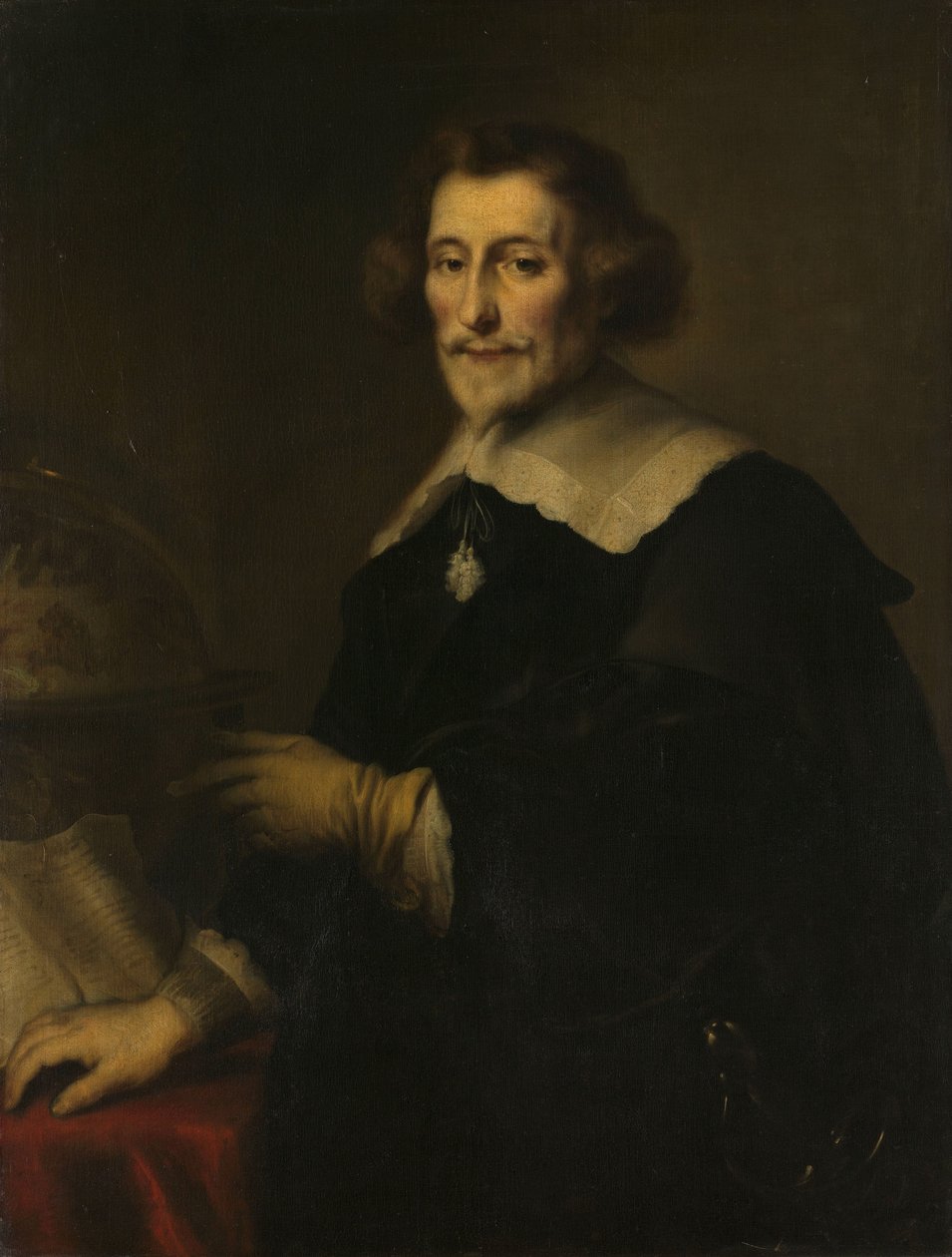 Portrett av Pieter Corneliszoon Hooft, fogd av Muiden, historiker og poet av Joachim von Sandrart (I) (copy after)