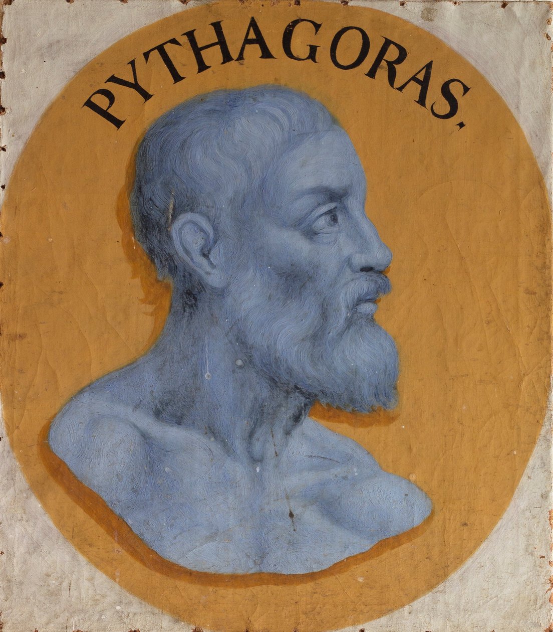 Pythagoras fra Samos, ca. 1650-1660. av Joachim von Sandrart