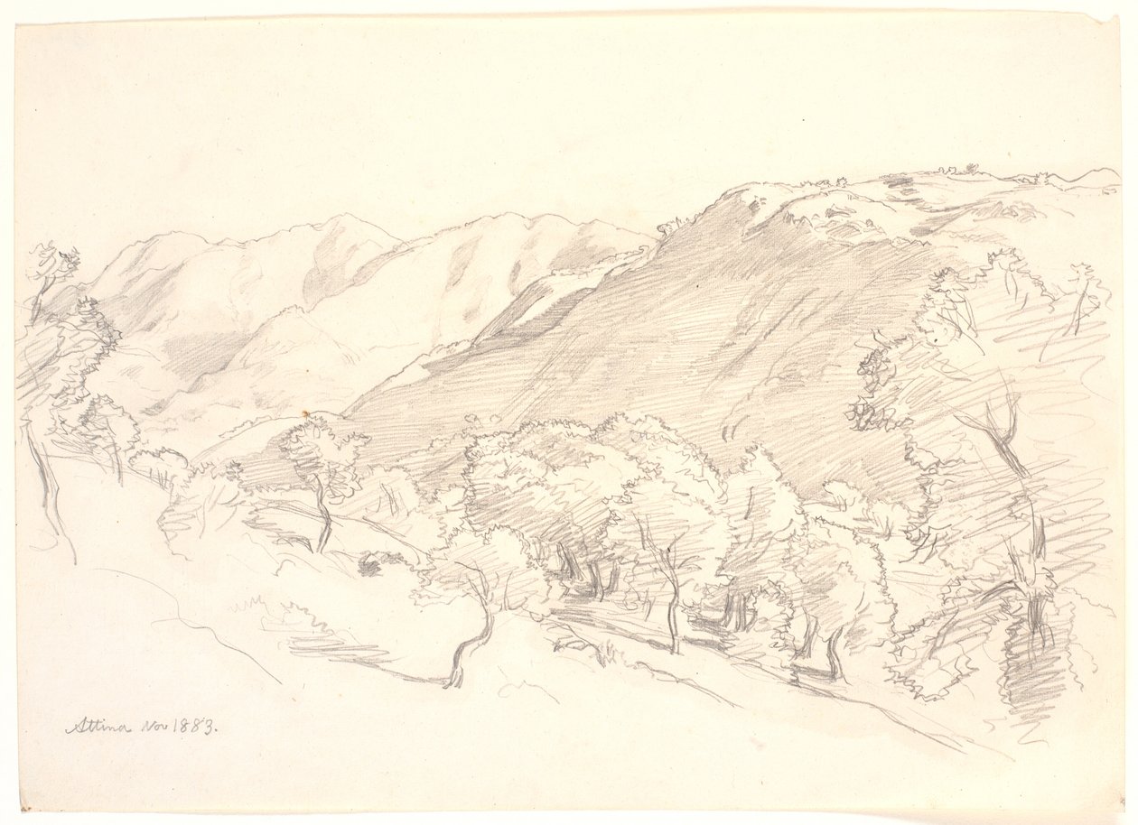 Fjelllandskap, Attina av Joakim Frederik Skovgaard