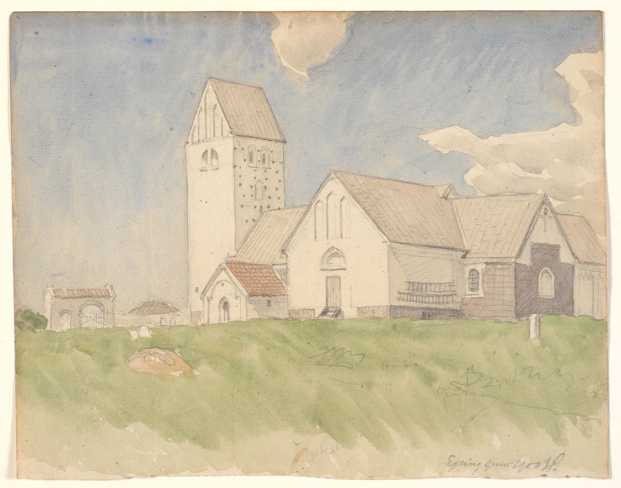 Ejsing kirke av Joakim Frederik Skovgaard