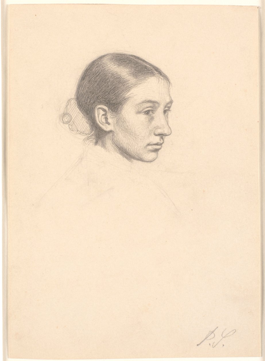 Portrett av Susette Cathrine Skovgaard (gift Holten) av Joakim Frederik Skovgaard