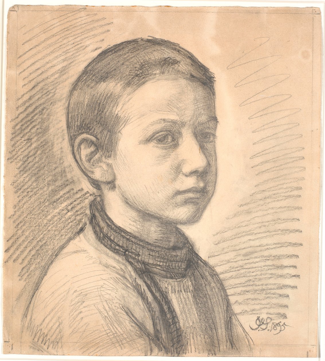 Portrett av maleren J.Th. Skovgaard som gutt av Joakim Frederik Skovgaard
