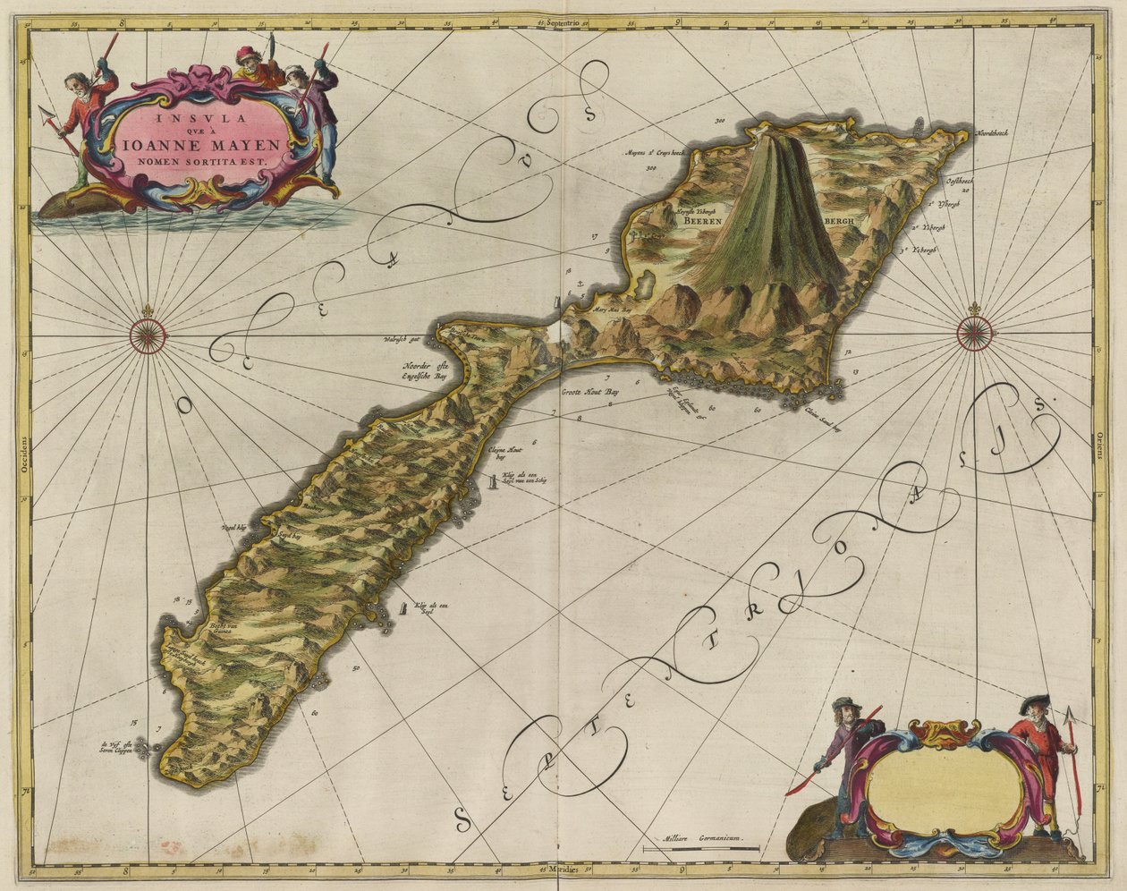 Isle of John Mayen av Joan Blaeu