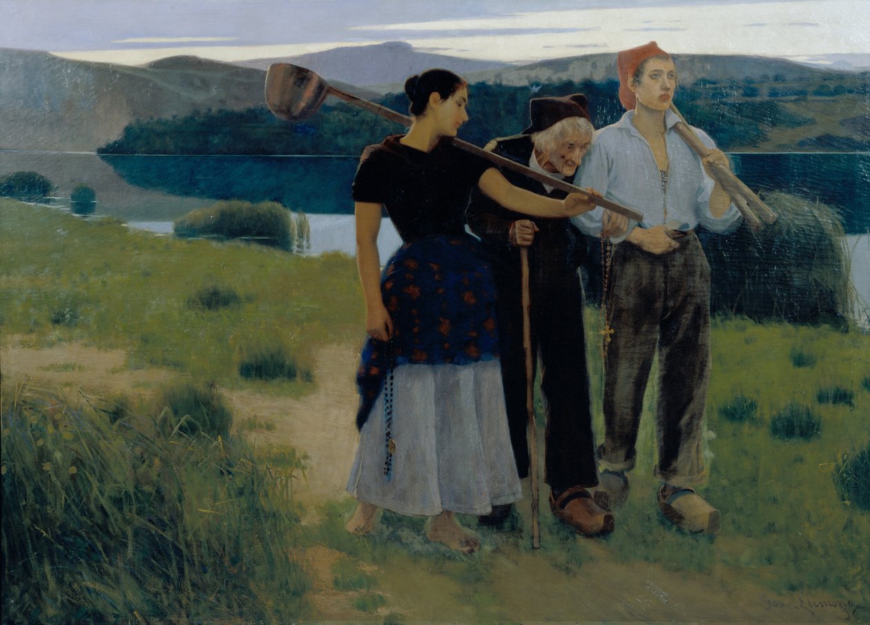 Tilbake fra tomten av Joan Llimona
