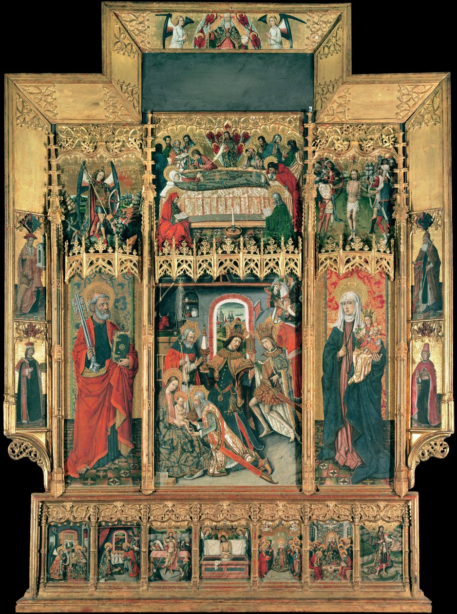 Altertavle av Epiphany av Joan Reixach