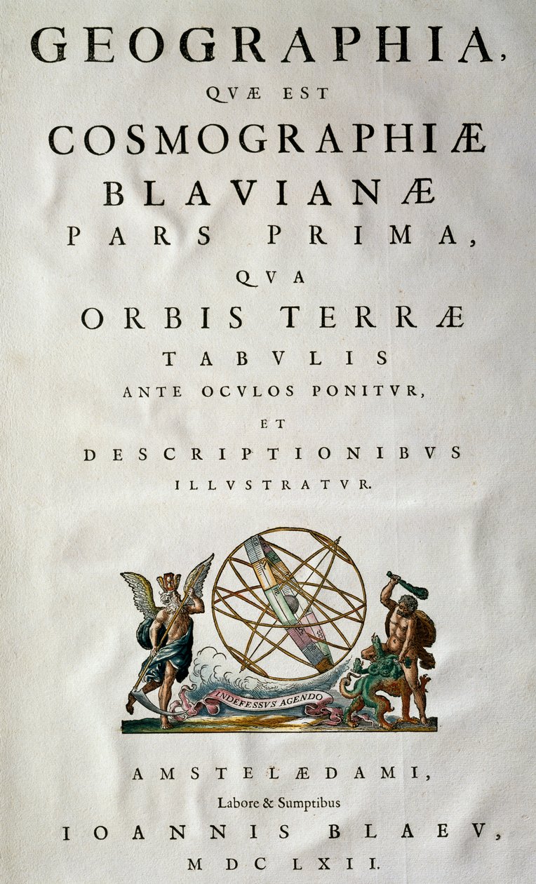 Atlas Maior, sive cosmografphiae Blaviana, atlas av Joan Blaeu (1596-1673) av Joan Blaeu