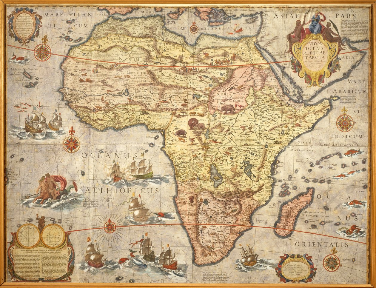 Kart over Afrika i 1686 av Joan Blaeu av Joan Blaeu
