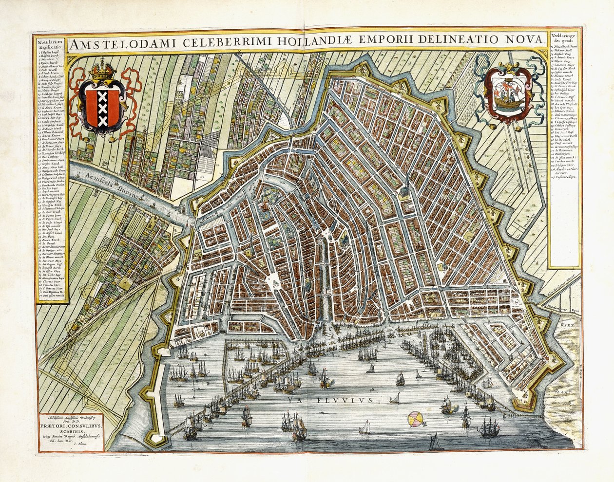 Plan og utsikt over byene og bygningene i Holland og de lave landene, 1649 av Joan Blaeu