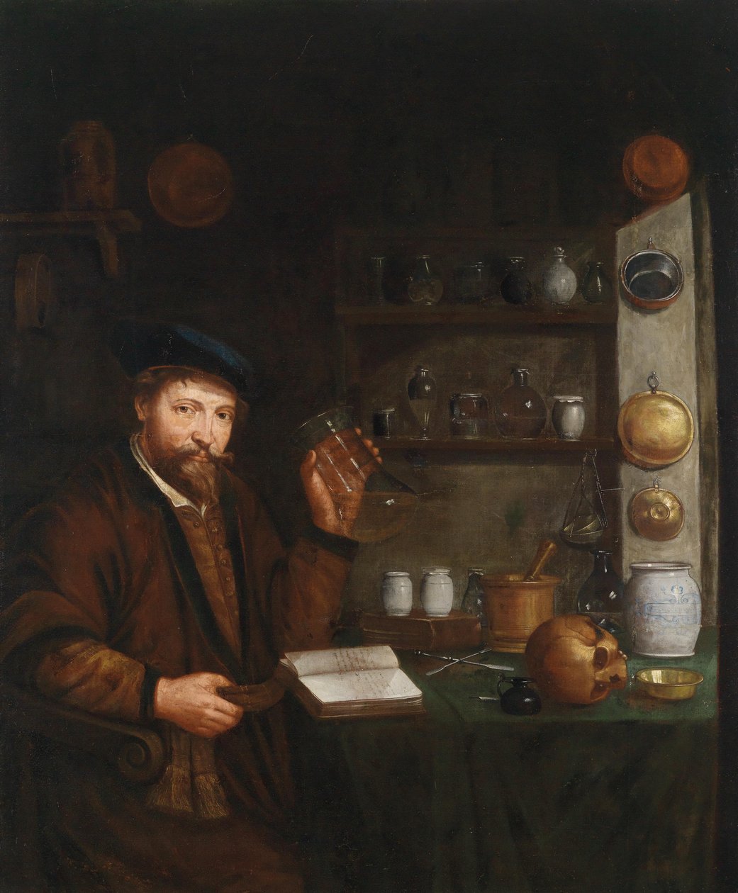En lege i studiet av Joannes de Cordua  