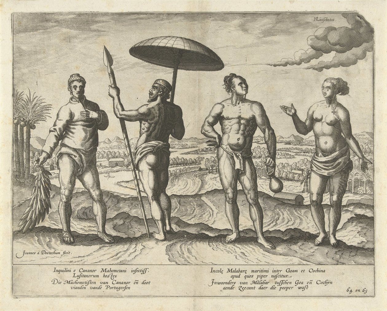 To menn fra Cananor og et par fra Malabar av Joannes van Doetechum (I)