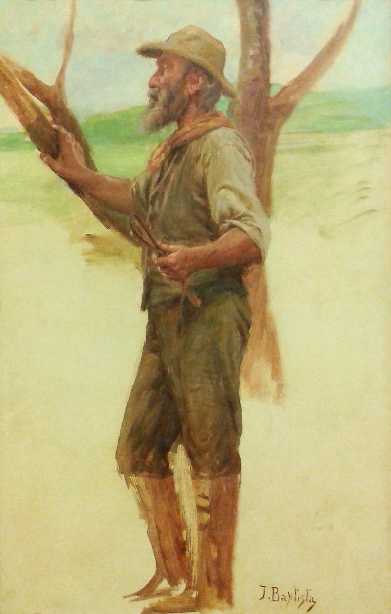 Untitled Study for Cattle Cycle av Joao Batista da Costa