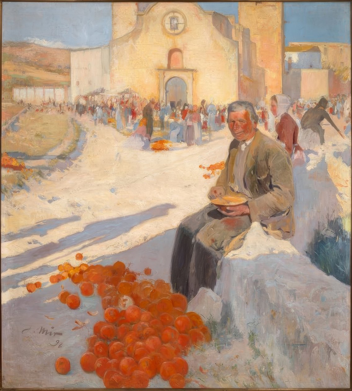 Den oransje selgeren av Joaquim Mir i Trinxet