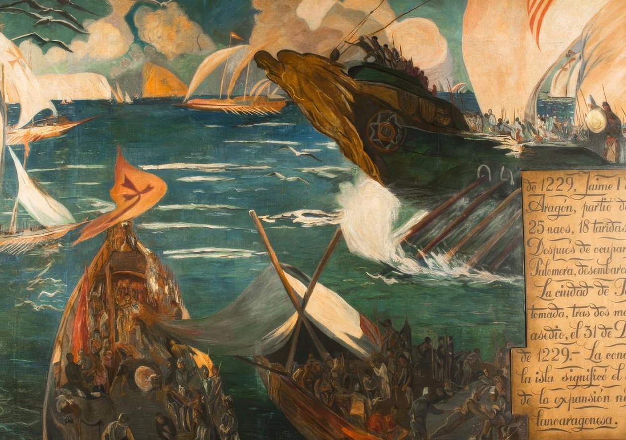 Erobringen av Mallorca av Joaquim Mir i Trinxet