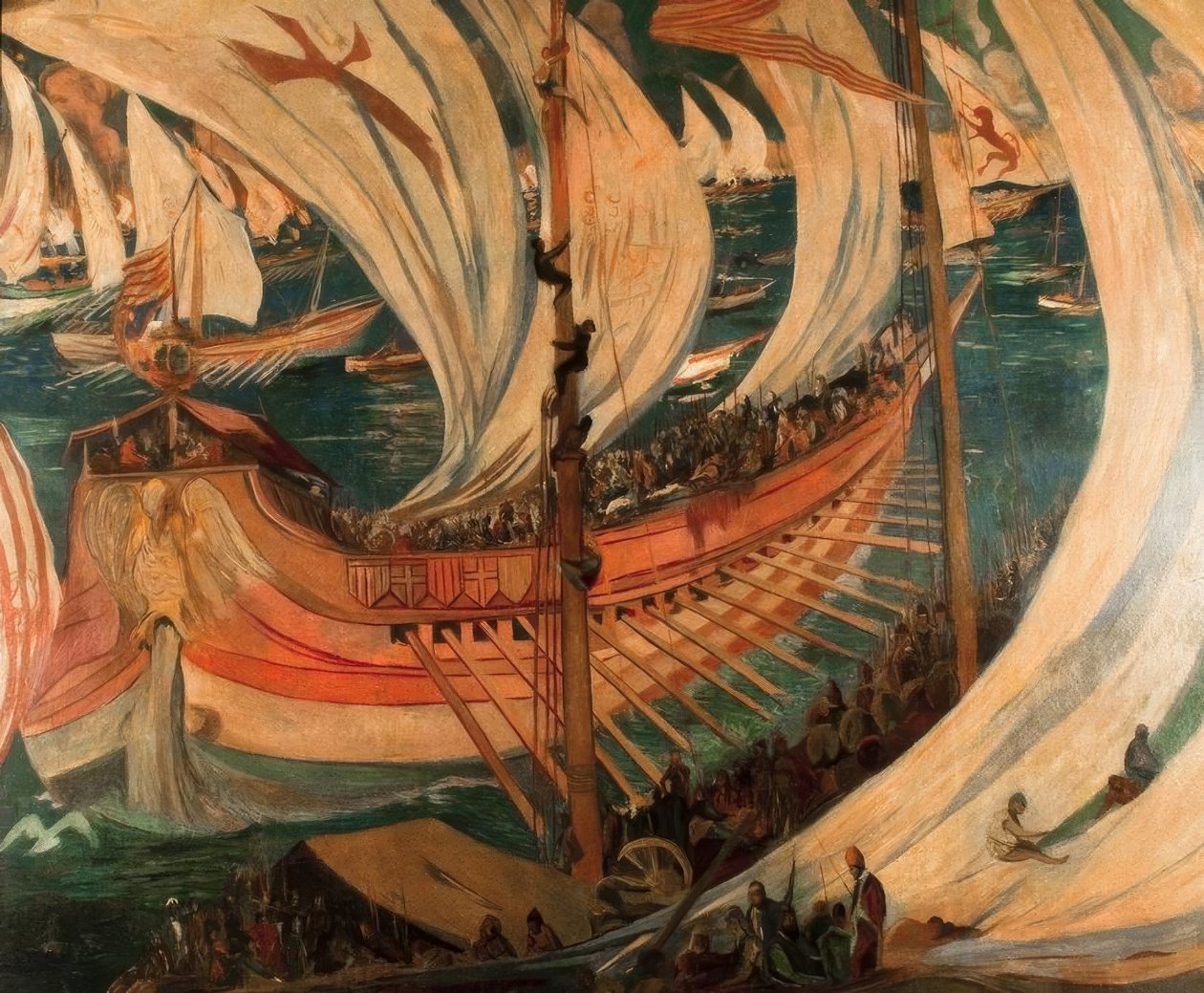 Erobringen av Mallorca av Joaquim Mir i Trinxet