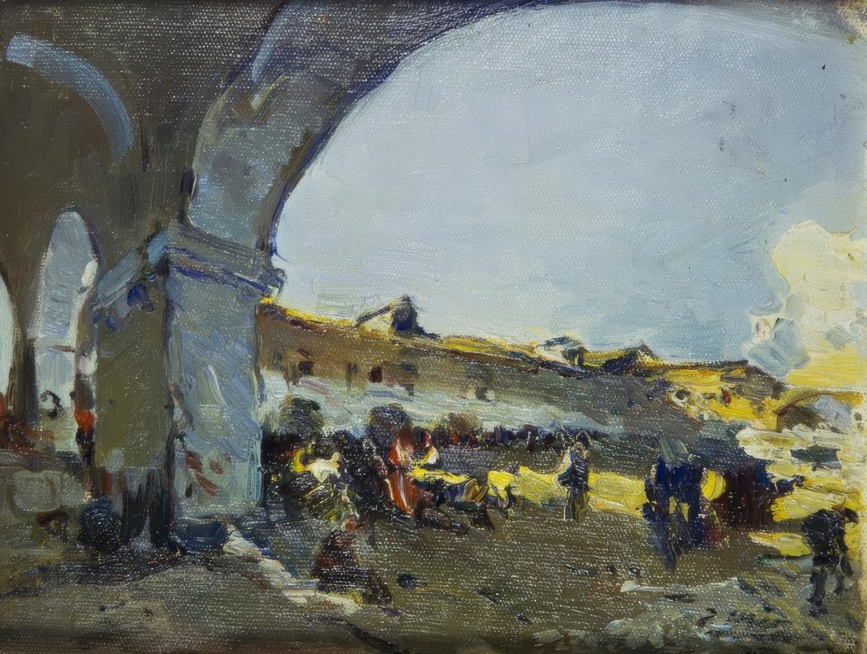 Markt i Vilanova i la Geltrú av Joaquim Mir i Trinxet