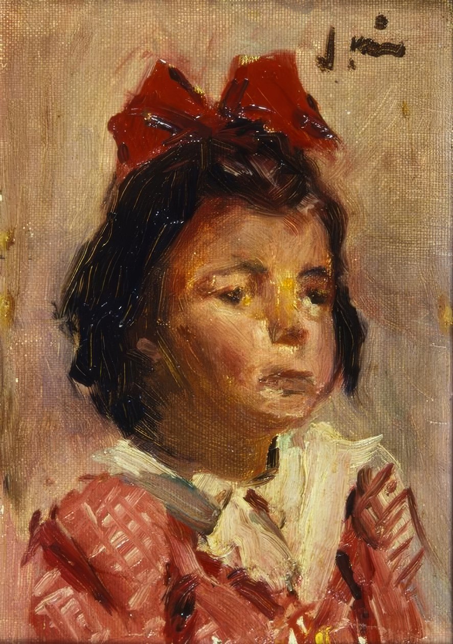 Portrett av en jente av Joaquim Mir i Trinxet