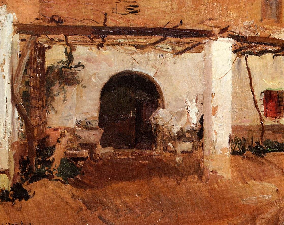 Huerta House, Valencia av Joaquín Sorolla