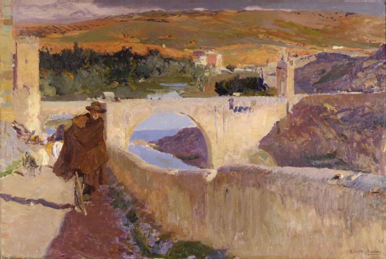 Den blinde mannen i Toledo av Joaquín Sorolla