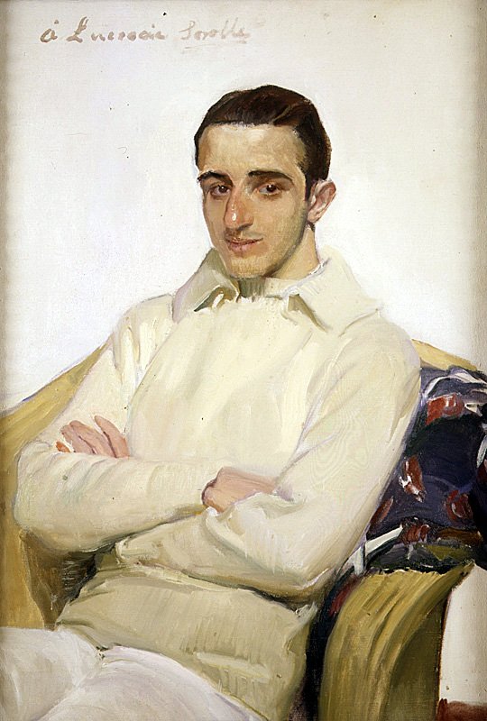 Portrett av Jose Luis Benlliure Lopez de Arana av Joaquín Sorolla