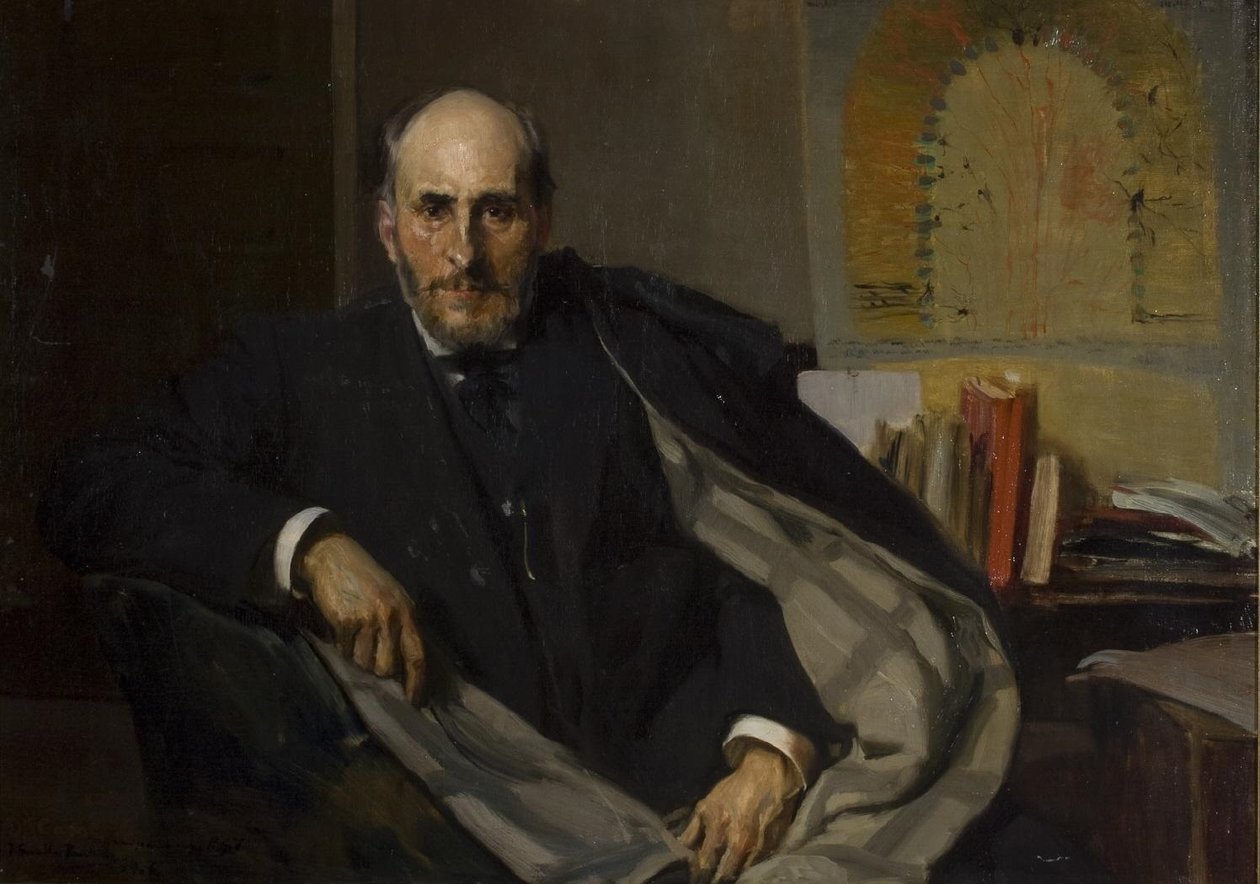 Santiago Ramon og Cajal av Joaquín Sorolla