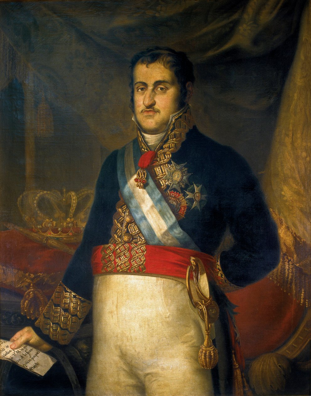 Portrett av Ferdinand VII (Fernando VII av Joaquin Manuel Fernandez Cruzado