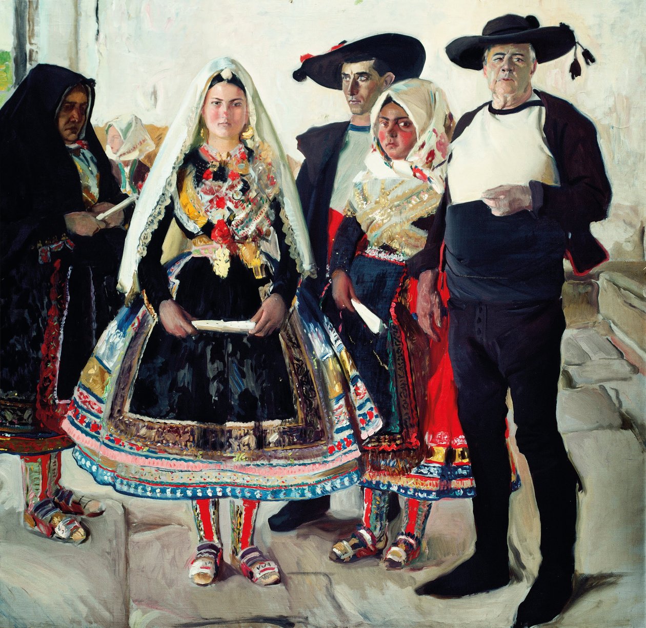 Typiske innbyggere fra Lagartera eller brud fra Lagartera av Joaquín Sorolla