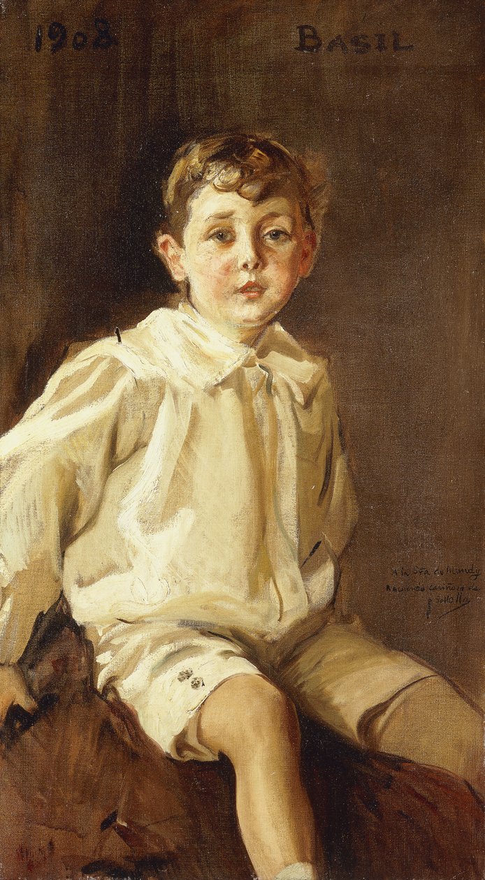 Et portrett av Basil Mundy, 1908 av Joaquín Sorolla