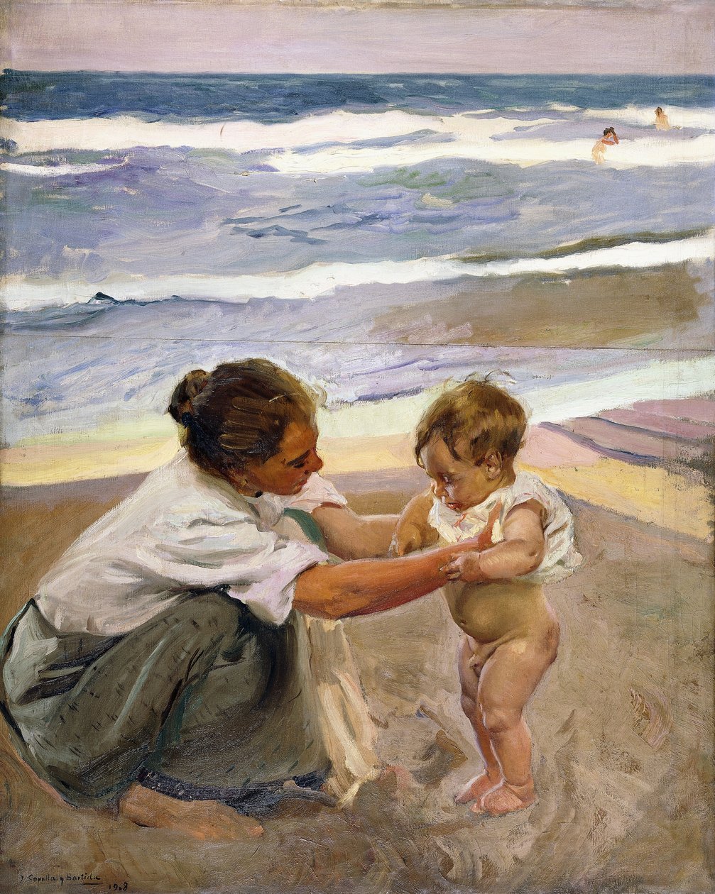 Ved kysten, 1908 av Joaquín Sorolla