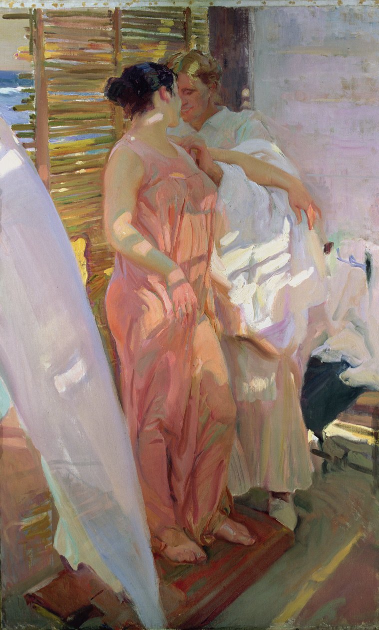 Etter badet av Joaquin Sorolla y Bastida