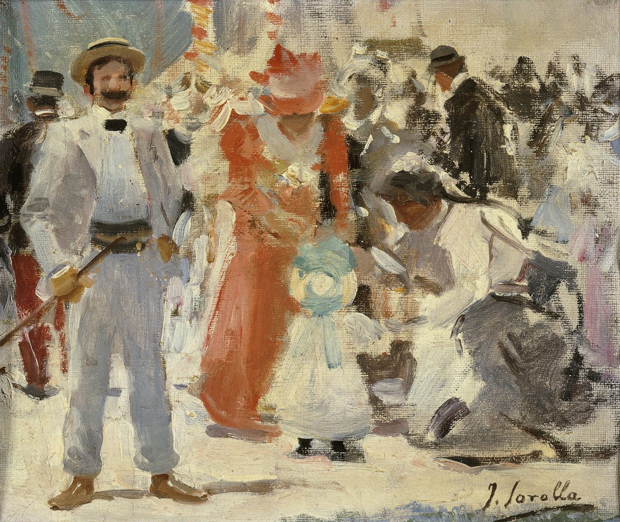 På messen; På messen, av Joaquín Sorolla