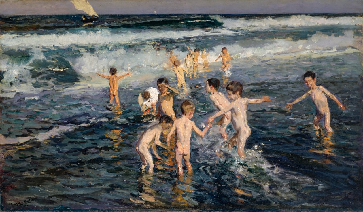 Badende barn, 1899. av Joaquin Sorolla y Bastida