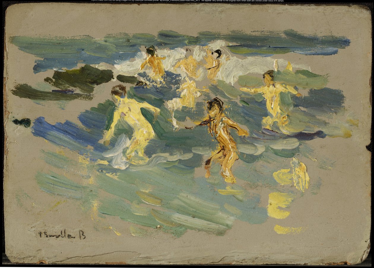 Stranden ved Valencia, ca. 1904 av Joaquín Sorolla