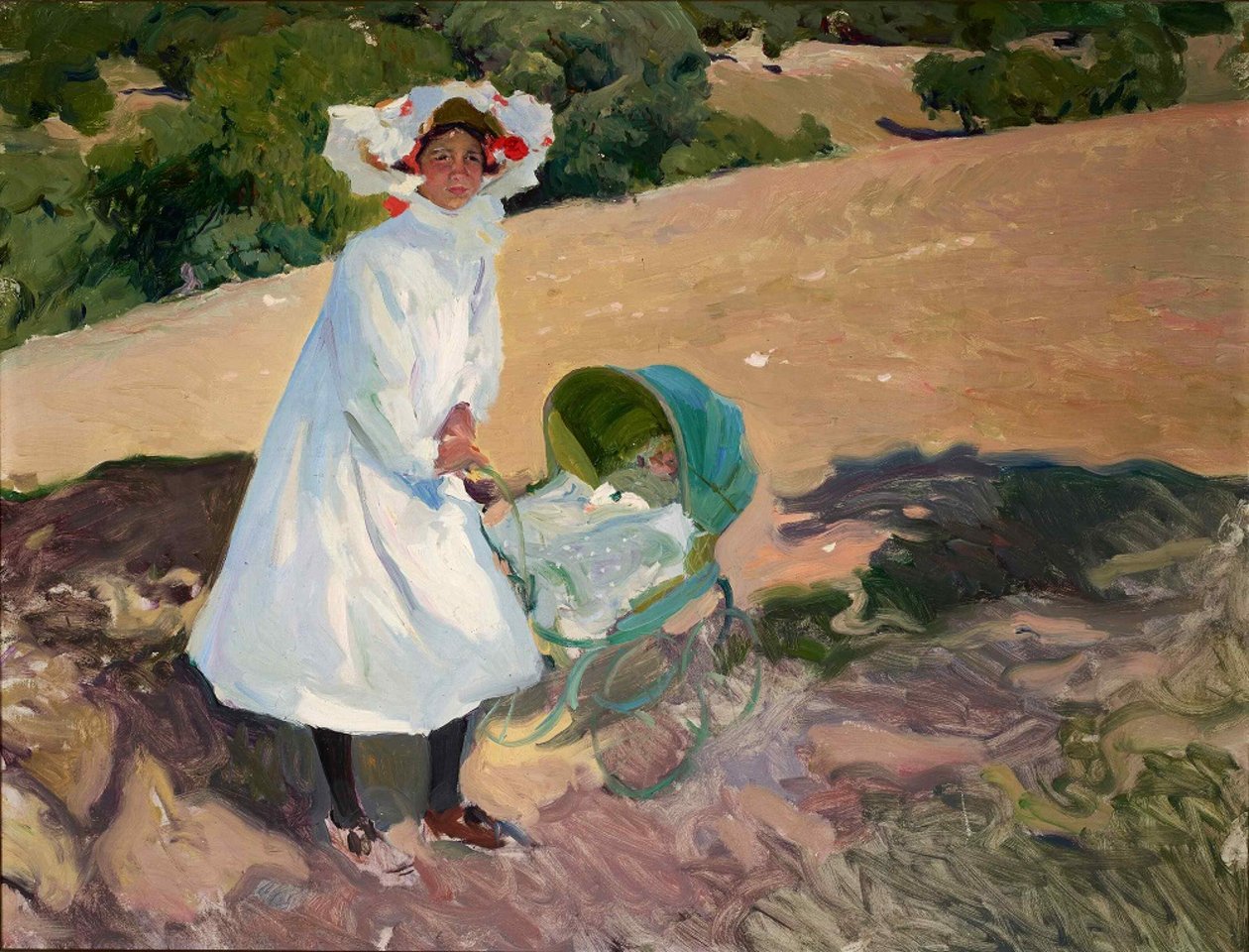 Elena i El Pardo, 1907. av Joaquin Sorolla y Bastida