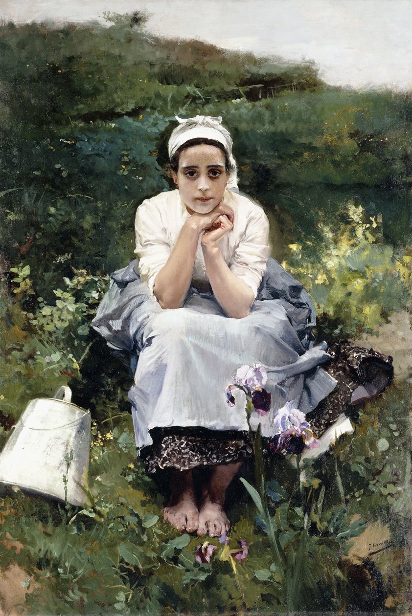 The Milkmaid, ca. 1890 av Joaquín Sorolla