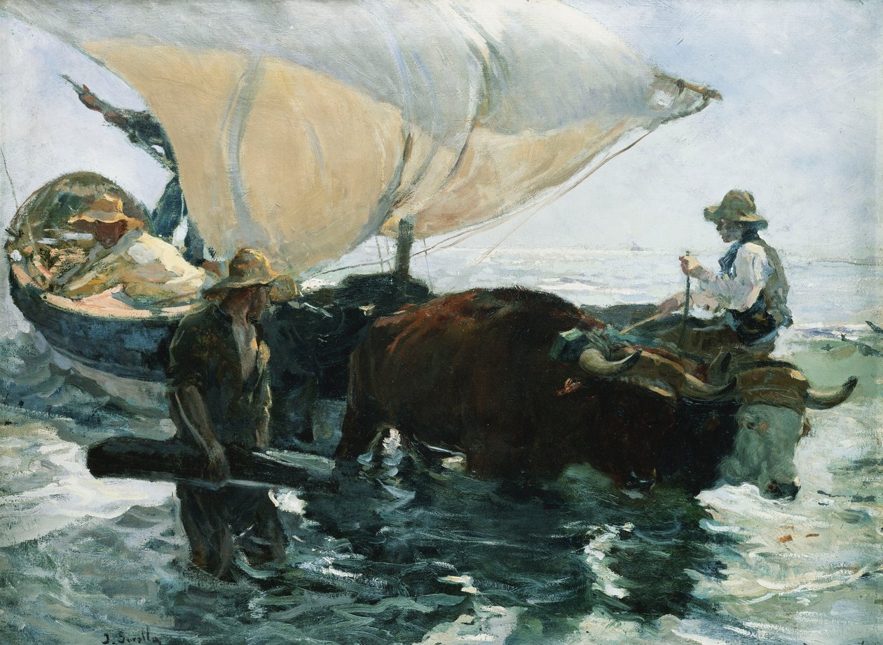 The Return from Fishing, 1893 av Joaquín Sorolla