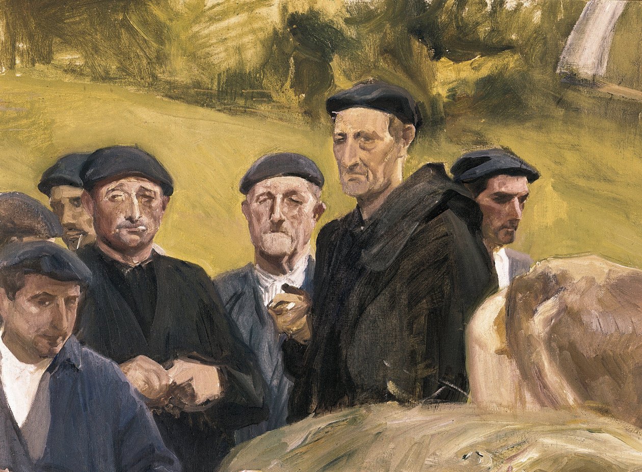 Typer Guipuzcoa. Maleri av Joaquin SOROLLA (1863-1923) Olje på lerret. Privat samling. av Joaquín Sorolla