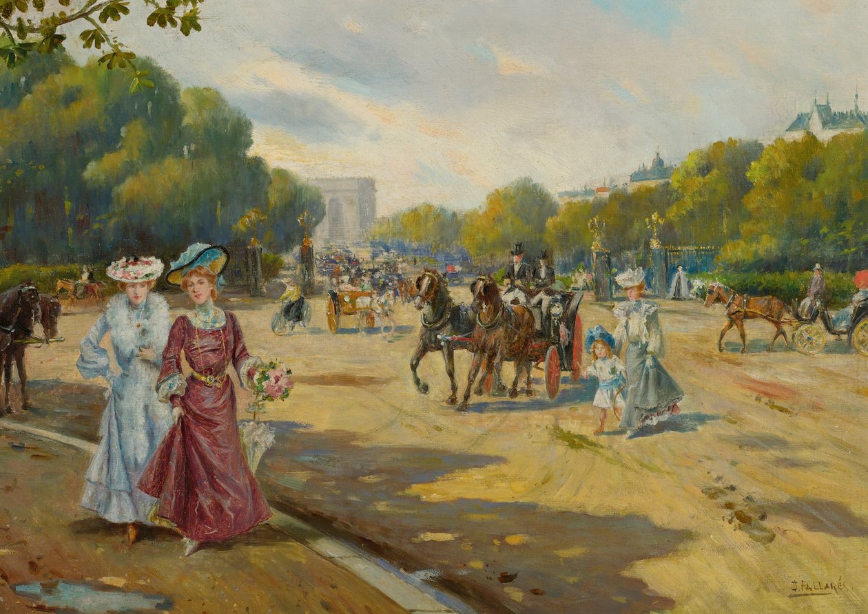 Port Dauphine Bois de Boulogne av Joaquín Pallarés Allustante