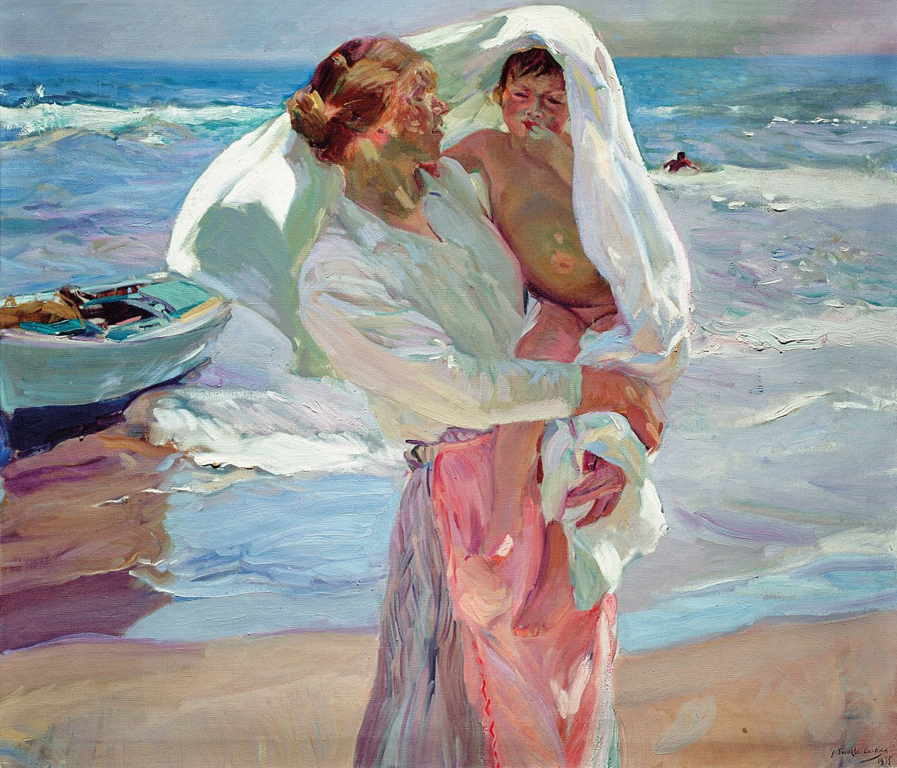 Etter bading av Joaquín Sorolla