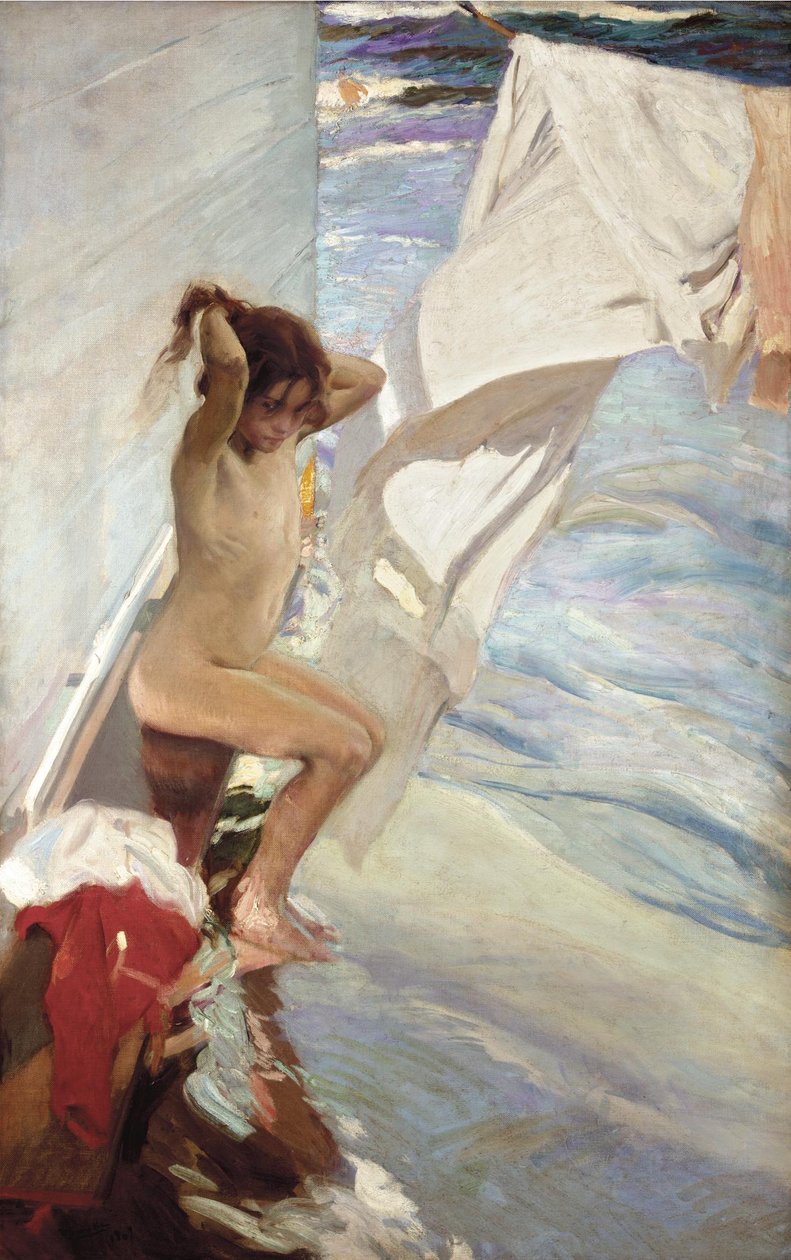 Før badet av Joaquín Sorolla