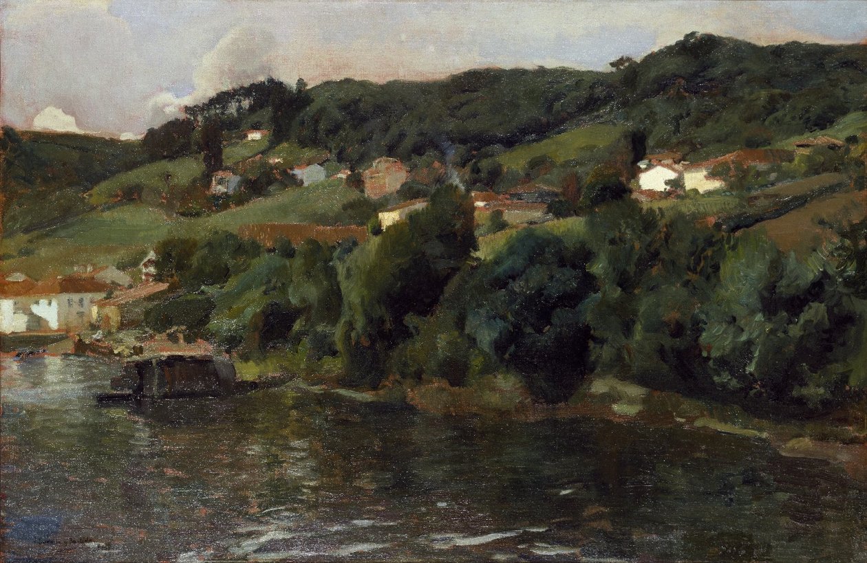 Asturisk landskap av Joaquín Sorolla