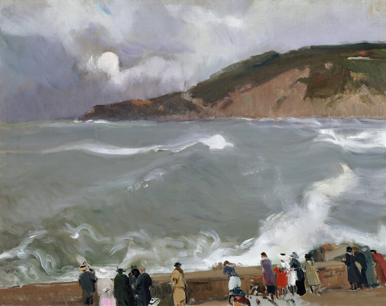 Bølgebryter, San Sebastian av Joaquín Sorolla